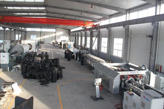 HDPE PP PVC Double Wall Corrugated Pipe Production Line