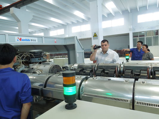 PE PVC Single /Double Wall Corrugated Pipe Production Line Plastic Extruder Making Machine