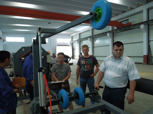 Double Dual Wall Corrugated Culvert Bellows Threaded Hose Pipe Extruder Production Line