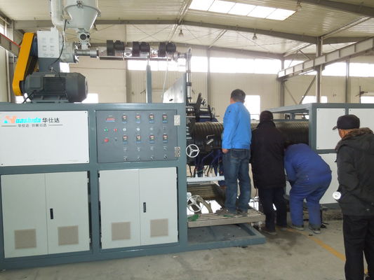 HDPE Double Wall Corrugated Pipe Extrusion Line for Municipal Underground Drainage Systems