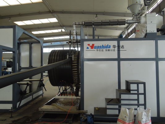 HDPE PP Double Wall Corrugated Pipe Production Line 