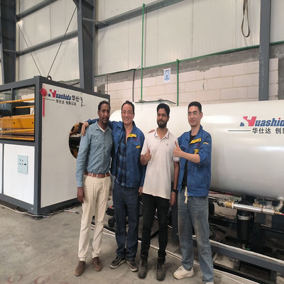 Vacuum Calibrating Extruder for PE Pre-Insulated Pipe Production with Outer Casing