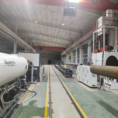 Fully Automated HDPE Casing Pipe Production Line with Vacuum Calibration for 110-2200mm Thermal Pre-Insulated Pipes