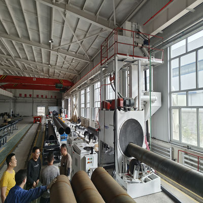 Custom PE Pre-Insulated Pipe Extrusion Line with Vacuum Calibration