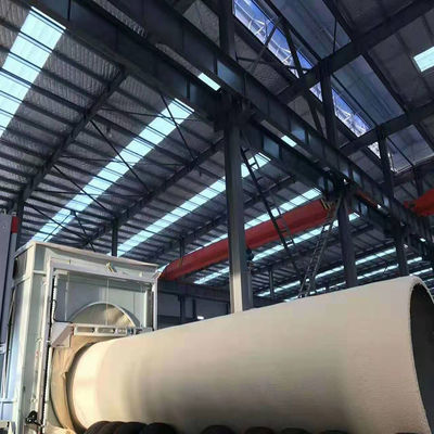 PUR Foam Spraying Preinsulated Steel Pipe Production Line for District Heating
