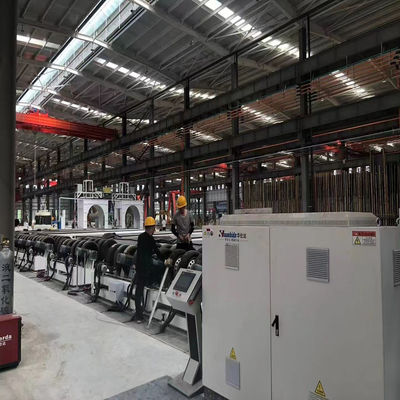 508-1620mm PUR Foam Spray & PE Wrapping Insulated Steel Pipe Production Line