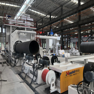 Fully automatic polyurethane spray insulation pipe production line with PLC intelligent control