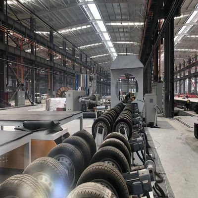 508-1620mm PUR Foam Spray & PE Wrapping Insulated Steel Pipe Production Line
