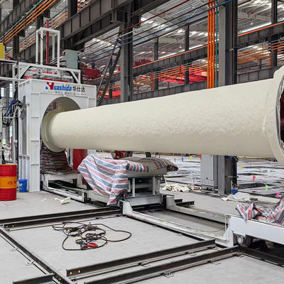 Large Diameter 500-1600MM Polyurethane Spraying Foam Preinsulated Steel Pipe Making Machine with High Pressure Airless Spraying and Turnkey Project