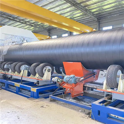 Large Diameter 500-1600MM Polyurethane Spraying Foam Preinsulated Steel Pipe Making Machine with High Pressure Airless Spraying and Turnkey Project