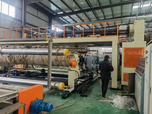 Professional Three Calender PE Plastic Sheet Geomembrane Film Extrusion Equipment 3000mm