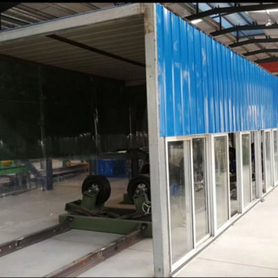 পাইপের জন্য অভ্যন্তরীণ মরিচা অপসারণ এবং 3lpe কোটিং লাইন