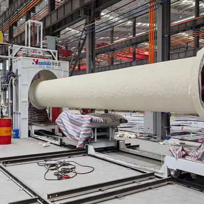 Polyurethane Sprayed Polyethylene Hot Wound Insulation Pipe Production Line