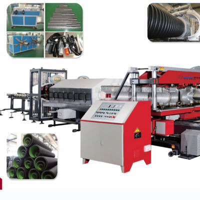 HDPE Double Wall Corrugated Pipe Extrusion Line for Municipal Underground Drainage Systems