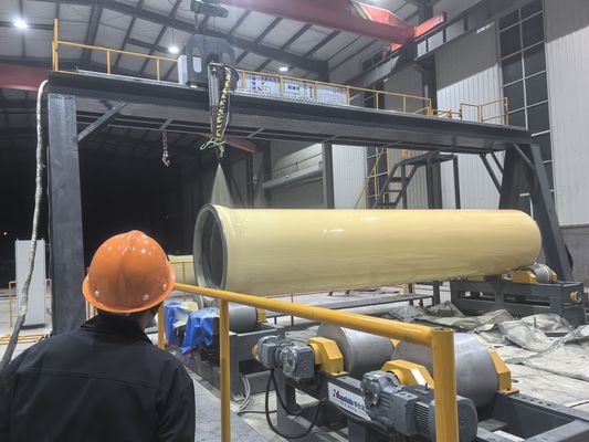 110m Total Length Pipe Foam Spray Insulated Machinery For Spray Winding Coating Applications