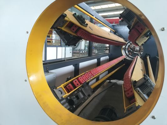 Extrusion Production Line Of Polyethylene Pipes Using Vacuum Sizing Method