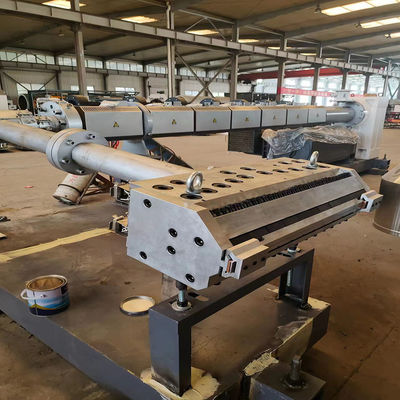 50 Sets/Year Production Polyurethane Spraying Foam Preinsulated Steel Pipe Making Machine For Hot Chiller Water Pipeline