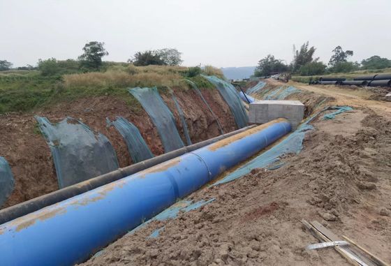 Fbe Coating Internal And External Protection For Steel Pipes Shot Blasting Anti Corrosion