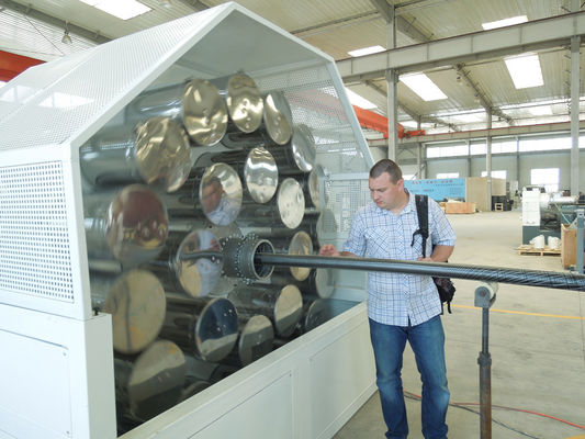 PE Plastic Processed Pre Insulated Pipe Production Line with Extrusion Molding Machine