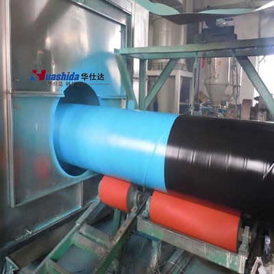 Automated 3pe 3lpe Fbe External Coating Production Line For Oil And Gas Steel Pipes