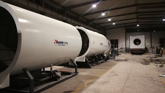 Machine d'extrusion de gaine de tuyau en plastique pré-isolé avec méthode de calibrage sous vide