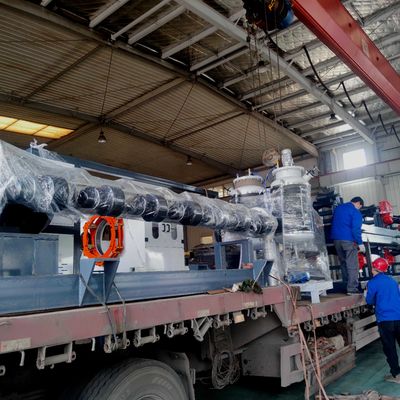One Step Extrusion PERT Pre-insulated Pipe Production Line