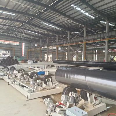Steel Pipe Coating Line with 2LPE 3LPE FBE Anti-Corrosion Coating for Oil Gas Pipeline Using Epoxy Powder PE Adhesive