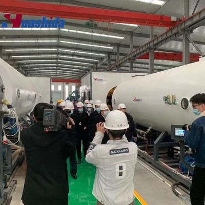 Automated Pre-Insulated HDPE  Jacket  Pipe Production Line For Chemical Industry