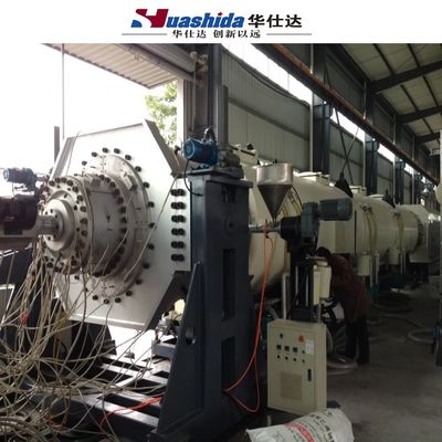 20-Year HDPE Solid Pressure Pipe Extruder Production Line For Water Gas Oil Supply