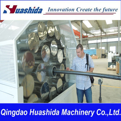 Smart Controlled Pert PU Foam Pipe Extrusion Line For Long Life Thermal Insulation Pipes