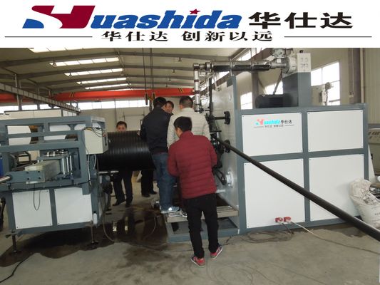 Hollow Wall Winding Pipe Large Diameter Mine Exhaust Production Line