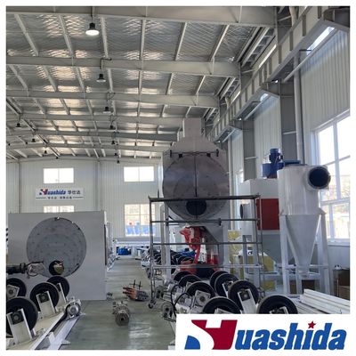 Steel Pipe External 3lpe Internal FBE Anti-Corrosion Coating machinery with Cooling system