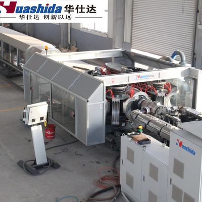 600kg/H HDPE Corrugated Pipe Extrusion Machine Double Wall Water Conduit Line