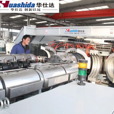 600kg/H HDPE Corrugated Pipe Extrusion Machine Double Wall Water Conduit Line