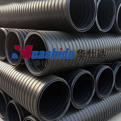 600kg/H HDPE Corrugated Pipe Extrusion Machine Double Wall Water Conduit Line