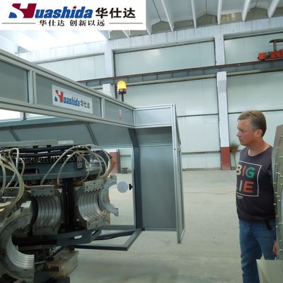 Double Layer HDPE / PP Double Wall Corrugated Water Pipe Production Line