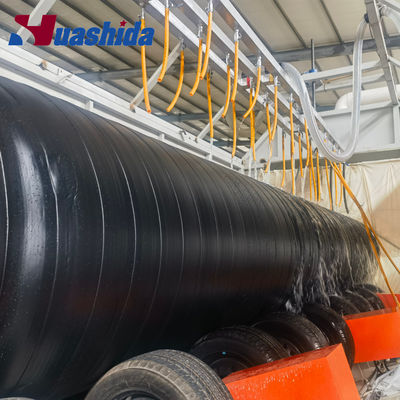 Foaming CE Certified Computerized Polyurethane Spraying Foam Preinsulated Steel Pipe Making Machine