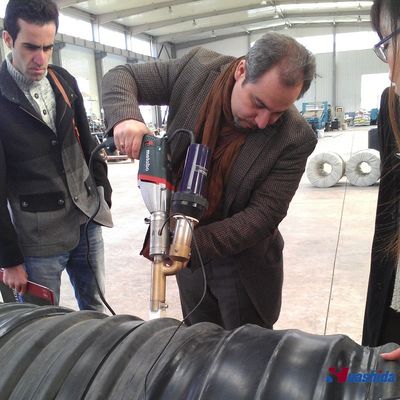 1100W PE PP Portable Plastic Tool Extruder Hand Welder Machine