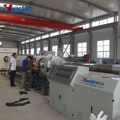Automated HDPE Solid Pressure Water Gas Supply Plastic Pipe Making Machine
