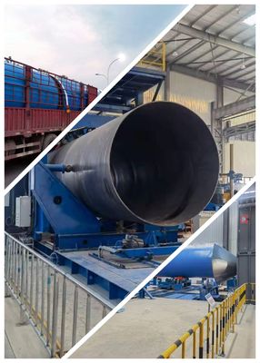 Large Diameter Pipeline Internal and External Epoxy Anti-Corrosion Spraying Production Line