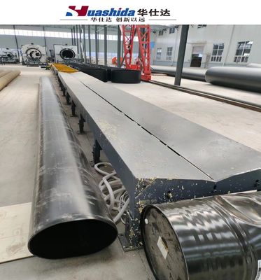 Vacuum calibrating method for pre-insulated extrusion line