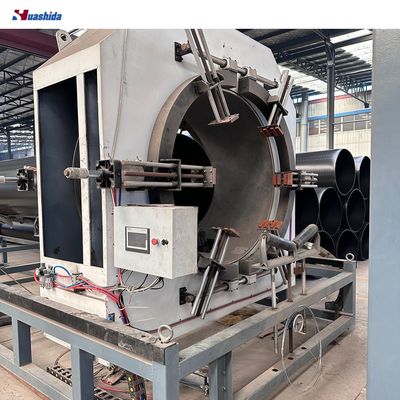 Vacuum calibrating method for pre-insulated extrusion line