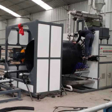 1200-4000 mm Plastic Machine Line For PE Double Wall Corrugated Pipe Production