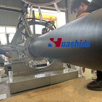 Pert Fiber-Reinforced Flexible / Rigid PU Insulated Pipe Integrated Production Line