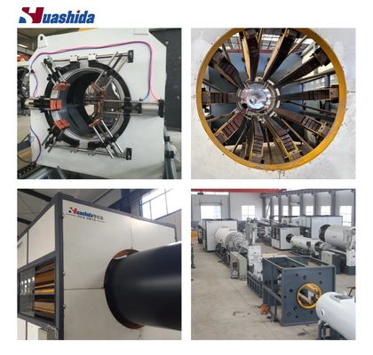 HDPE Black Jacket Pre-Insulated Polyurethane Foam Pipe Production Machine
