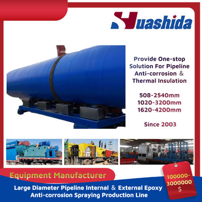 External 3LPE And Internal Epoxy Coating Line Epoxy Resin Powder Anti-Corrosion 1620-4200 mm
 