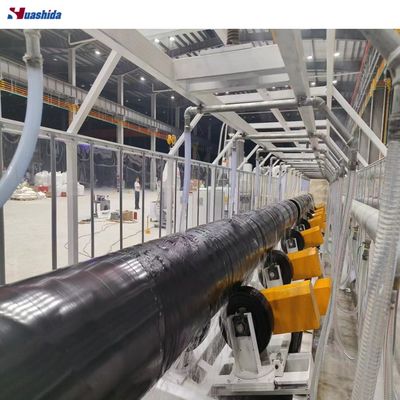 Ligne de machine d'anticorrosion et de chanfreinage 3LPE pour tubes en acier