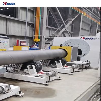Automated Steel Pipe Shot-Blasting System with Sa 2.5 - Sa3 Standard and Integrated Dust Collection