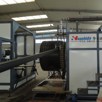 Productielijn voor HDPE-holle spiraalbuizen met een wandstructuur van 200-3000 mm