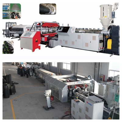 HDPE PP Double Wall Corrugated Pipe Production Line for Drainage